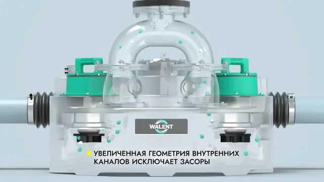 Увеличенная геометрия внутренних каналов для исключения засоров
